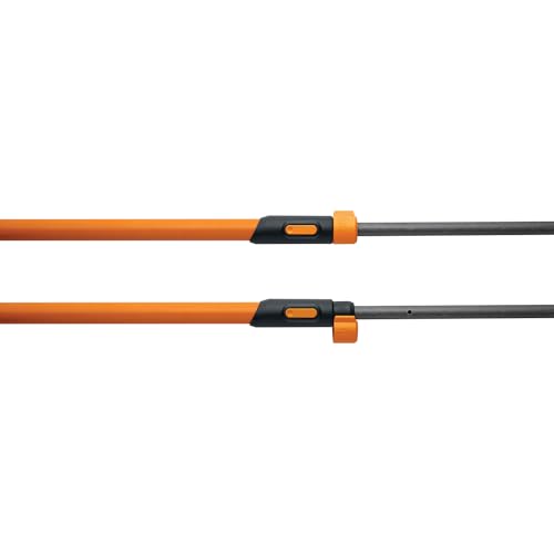 Fiskars 2-in-1 Extendable Tree Pruner and Pole Saw (Extends to 12 feet) with 12-Inch Double-Grind Saw and Double Locking System