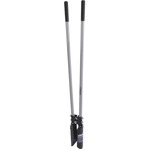 Strongway Post Hole Digger 46in. w/Fiberglass Handle