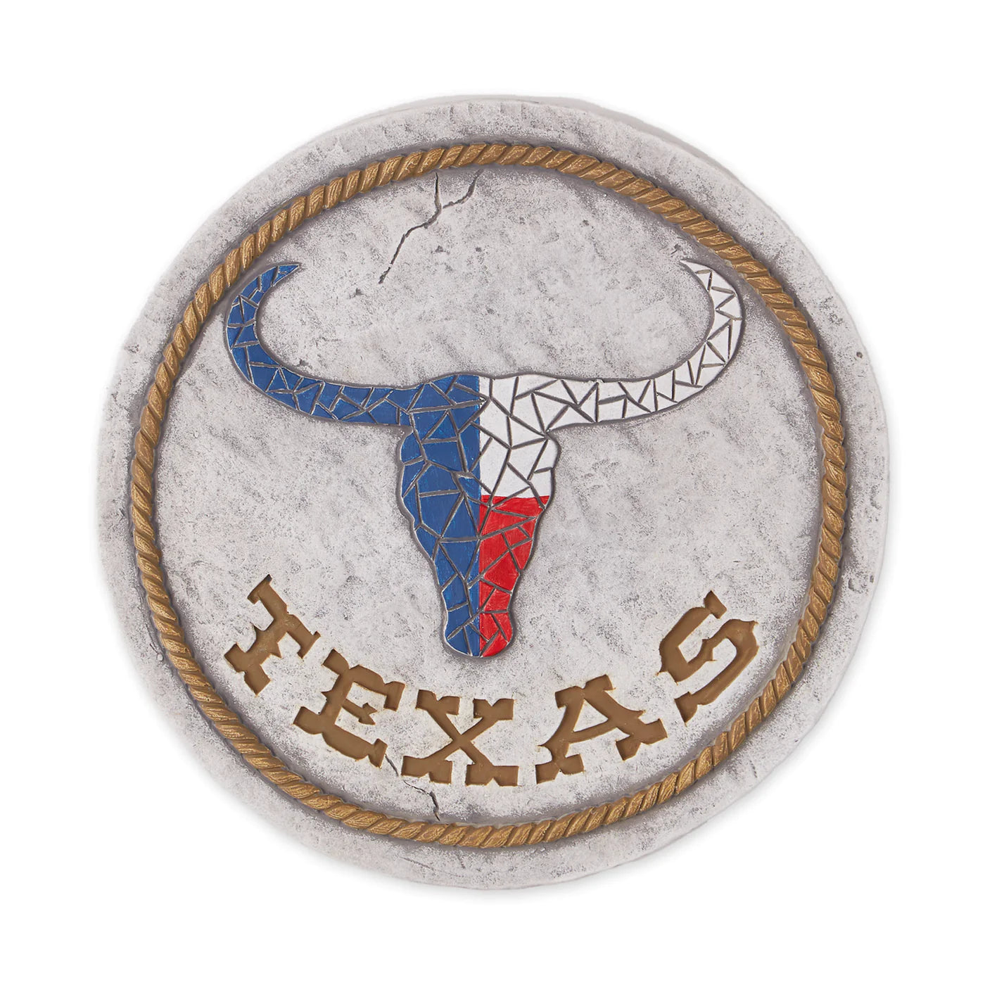 Texas Proud Stepping Stone - Texas Longhorn Flag