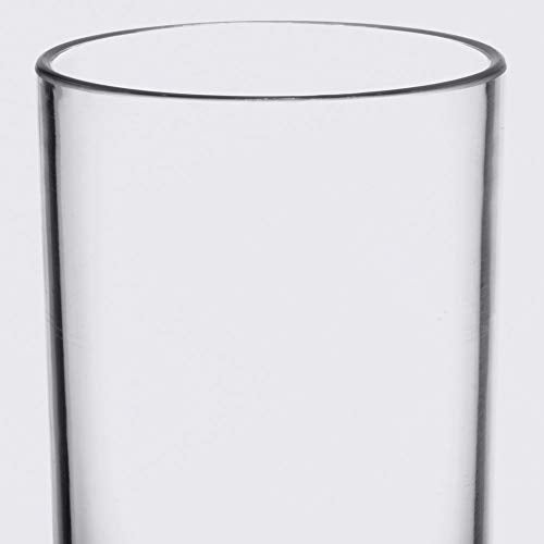 G.E.T. H-14-1-SAN-CL-EC Clear 14 oz. Tom Collins, Break Resistant Dishwasher Safe San Specialty Drinkware Collection (Pack of 4)