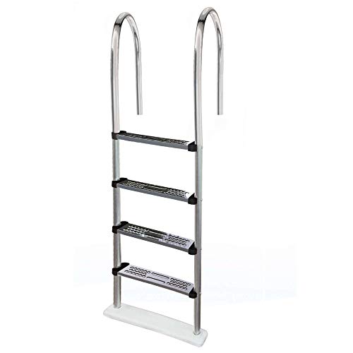 Blue Wave NE1145 Premium Stainless Steel In-Pool Ladder for Above Ground Pools, Silver