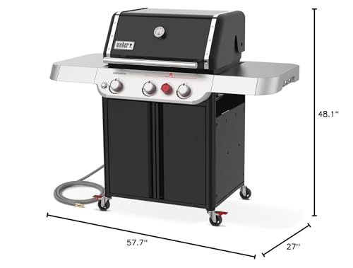 Weber Genesis E-325 Natural Gas Grill, Black