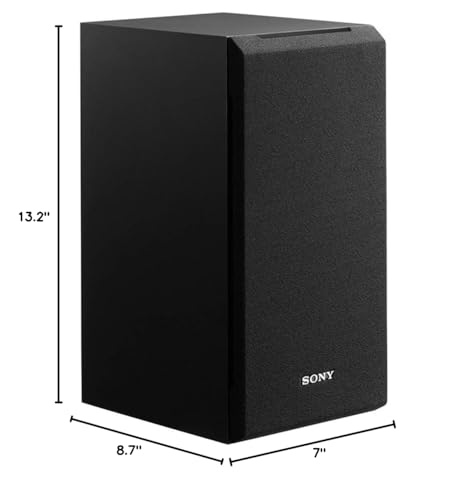 Sony SSCS5 3-Way 3-Driver Bookshelf Speaker System (Pair) - Black