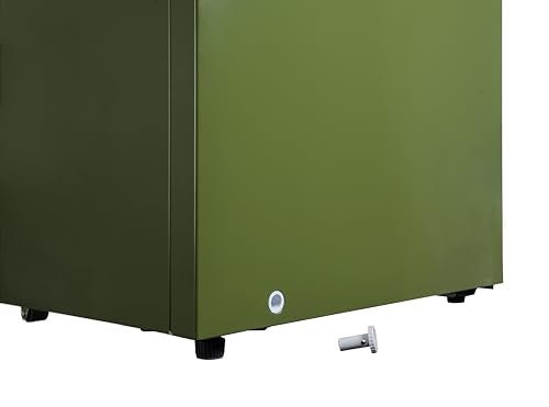 Newair 5 Cu. Ft. Chest Freezer with Removable Basket, Quiet Deep Freezer, Digital Temperature Control, Top Open Door Alarm, Fast Freeze Mode, Mini Freezer, Garage Storage, Olive Green