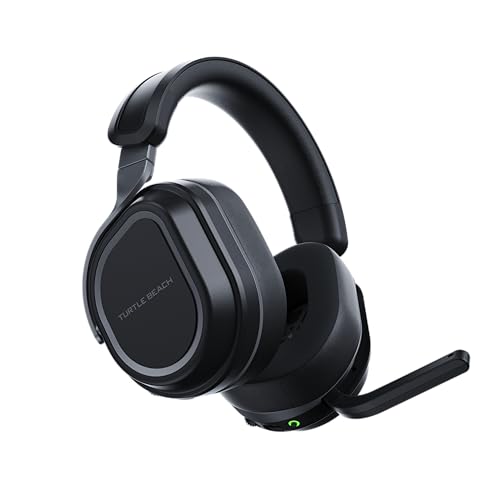 Turtle Beach Stealth 700 Gen 3 Wireless Multiplatform Amplified Gaming Headset for PC, PS5, PS4, Mobile – 24-bit Audio, 60mm Drivers, High-Bandwidth Microphone, Bluetooth, 80-Hr Battery – Black