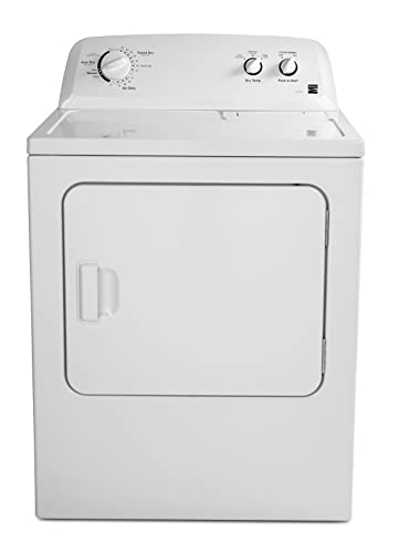 Kenmore 29" Front Load Electric Dryer with Wrinkle Guard and 7.0 Cubic Ft. Total Capacity, White