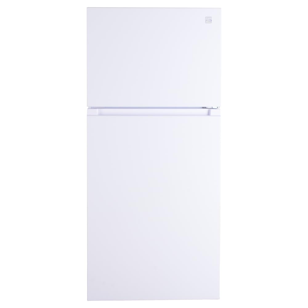 Kenmore 30 in. 18.2 cu. ft. Capacity Refrigerator/Freezer with Adjustable Glass Shelving, Humidity Control Crispers, Gallon Door Bins, ENERGY STAR Certified, White