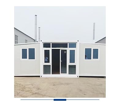 Portable Prefabricated Tiny Home 40ft, Mobile Expandable Plastic Prefab House for Hotel, Booth, Office, Guard House, Shop, Villa, Warehouse, Workshop (with Restroom)