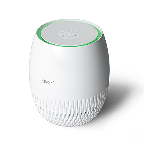 Avari EG Air Purifier Made in Korea. 4-Stage Embossed HEPA Filter Technology, Pre-Filter, Carbon Deodorizer, LED Sanitizer. AHAM & ECARF, ETL, CARB Tested and Certified