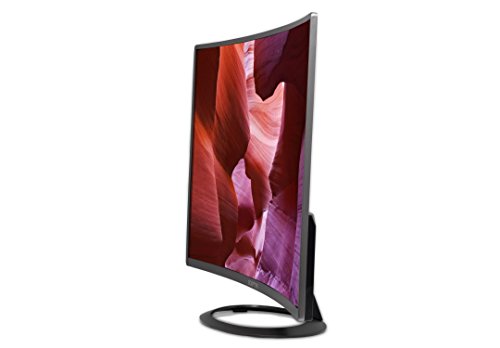 Sceptre C325W-1920R 32" 1800R Curved Monitor 1080P HDMI DisplayPort Ultra Thin Build-in Speakers, Metal Black