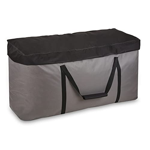 Rachmi Cushion Storage Bag (152 Gal) 60 Inch with Zipper & Padded Handle, Outdoor Oversized Heavy Duty 600D Water-resistant Moving Bag, (60"Wx20"Dx29"H, Extra Large)