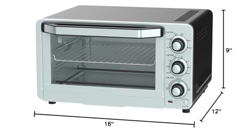 Cuisinart TOB-40N Custom Classic Toaster Oven Broiler, Brushed Stainless and Black