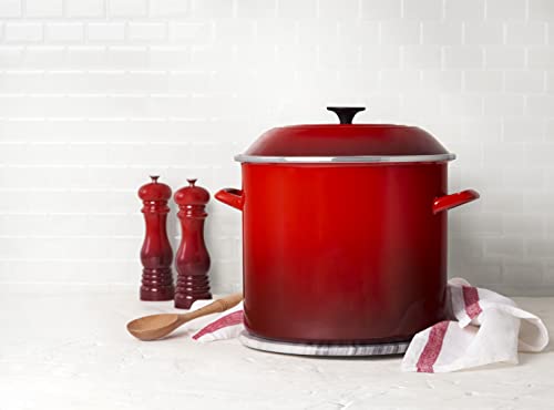 Le Creuset Enamel On Steel Stockpot, 16 qt., Cerise