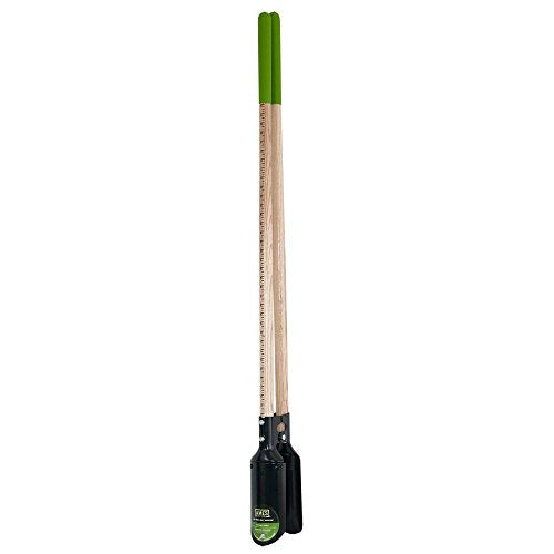 AMES 2701600 Post Hole Digger with Hardwood Measurement Handle, 58-Inch