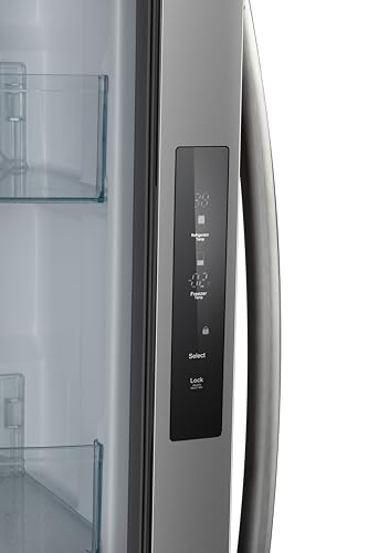 Kenmore 46-75525 29.88 Inch Counter-Depth French Door Refrigerator/Freezer with Fingerprint-Resistant Stainless Steel, Ice Maker, Quiet and Energy Efficient Inverter Compressor, 17.5 cu. ft.