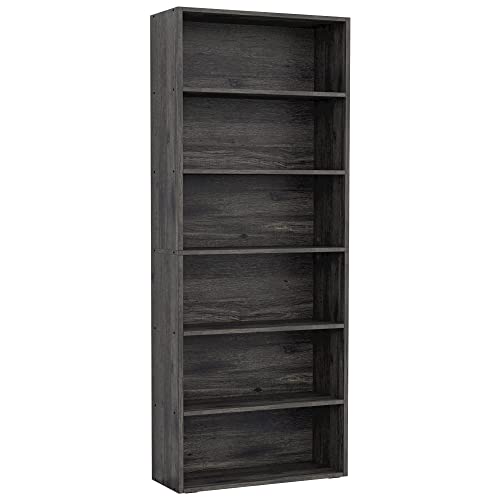 IRONCK Bookshelves and Bookcases Floor Standing 6 Tier Display Storage Shelves 70in Tall Bookcase Home Decor Furniture for Home Office, Living Room, Bed Room