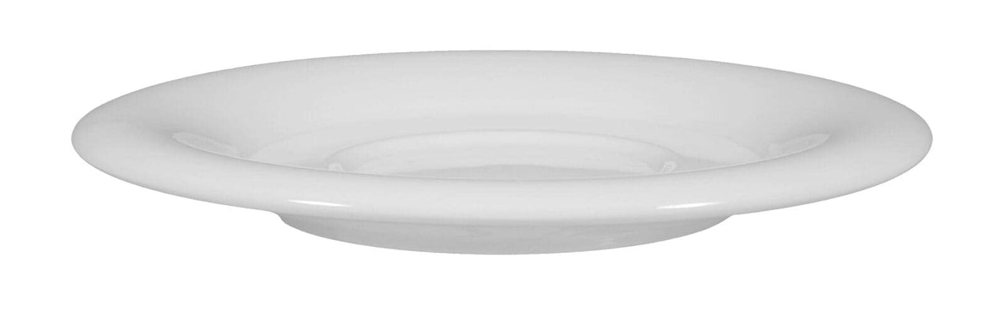 Seltmann Weiden Commercial Dinnerware, Savoy Porcelain Saucer for Coffee/Tea Cup, White, 6.5 inch, Set of 6