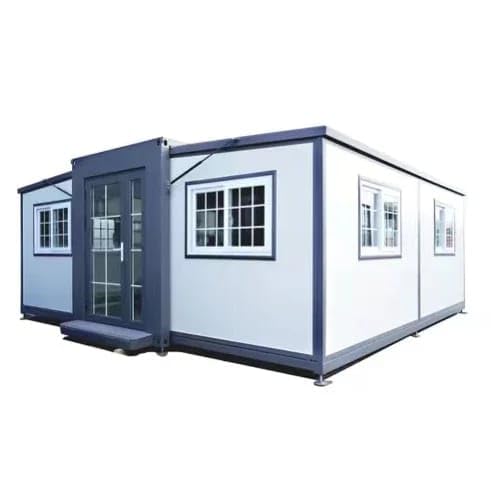 Prefabricated Tiny 13x20ft House to Live in, Outdoor Storage Shed with Restroom,Mobile Prefab House with Lockable Doors and Windows, Kitchen, Outlets & Light Switches,Cabinet, Sink