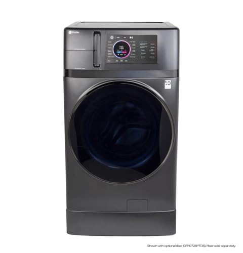 GE Profile PFQ97HSPVDS 28 Inch Smart Front Load Washer/Dryer Combo with 4.8 cu.ft. Capacity, 12 Wash Cycles, 14 Dryer Cycles