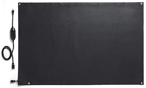 HeatTrak Heated Snow Melting Mats for Entrances - Heated Outdoor Mats - Electric Snow Melting Mats for Winter Snow Removal - Trusted Snow and Ice Melt Products - No-Slip Heated Door Mats (40” x 60")