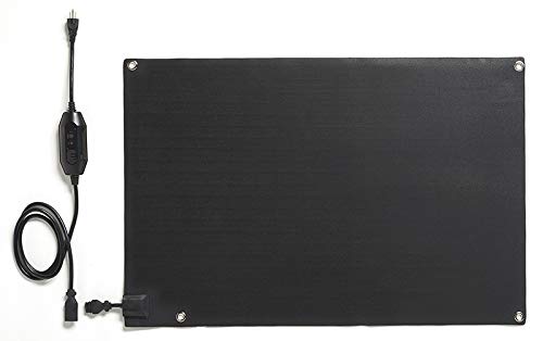 HeatTrak Heated Snow Melting Mats for Entrances - Heated Outdoor Mats - Snow Melting Mats for Winter Snow Removal - Trusted Snow and Ice Melt Products - No-Slip Heating Entrance Mats (24” x 36")