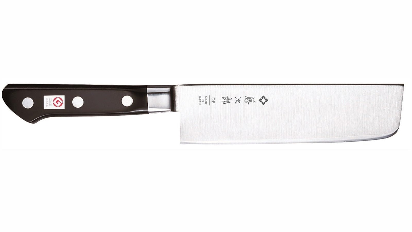 Tojiro 藤次郎 DPコバルト合金鋼割込 口金付 Deba Knife, 刃渡り:165mm, Black