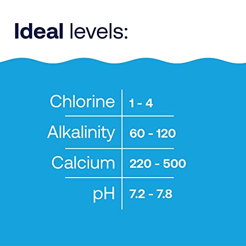 HTH 1275 Swimming Pool Care 6-Way Test Kit, Swimming Pool Water Chemical Tester, 100 Tests