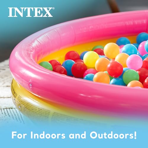 Intex Kiddie Pool - Kid's Summer Sunset Glow Design - 58" x 13"