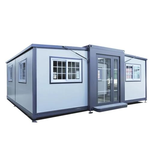 Portable Prefabricated Tiny Home 20FT x30FT, Expendable Prefab House for Hotel, Villa, Housing, Shop, resturant Office, & Campaing Building, Outdoor Storage Shed, Mobile Home