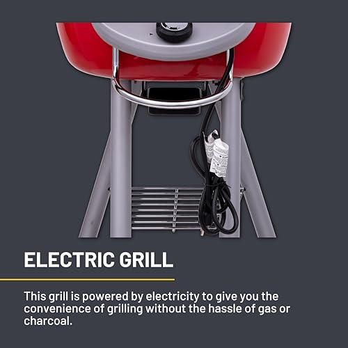 Char-Broil® Patio Bistro® TRU-Infrared™ Electric Grill, Red – 20602109