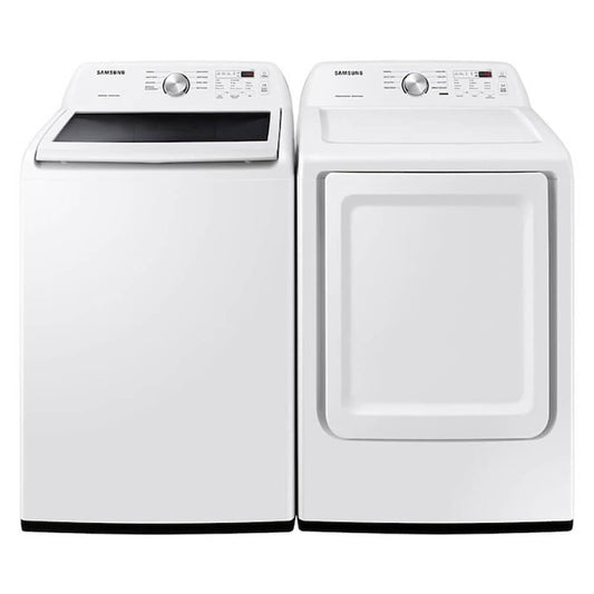 Samsung WA45T3200PR White HE Top Load Washer/Dryer Pair