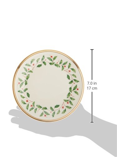 Lenox 146504020 Holiday Bread & Butter Plate, Christmas Dinnerware