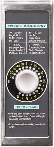 Sharp R-21LCFS Medium-Duty Commercial Microwave Oven with Dial Timer, Stainless Steel, 1000-Watts, 120-Volts, One Size