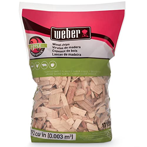 Weber Wood Cubic Meter Stephen Products 17138 Apple Chips, 192 cu. in. (0.003 cubi