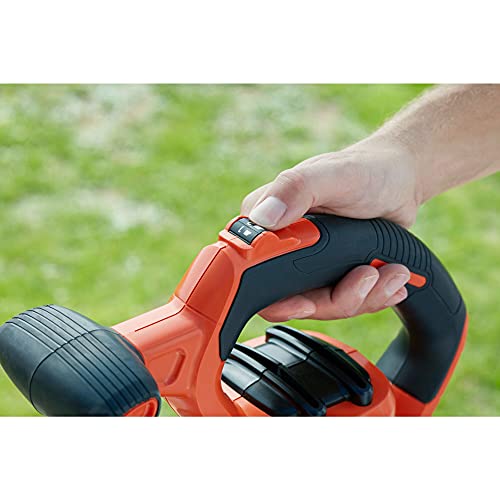 BLACK+DECKER BEBLV301 Electric Wire Blower Vacuum Cleaner + Blower, Grinder Option 3000 W Orange