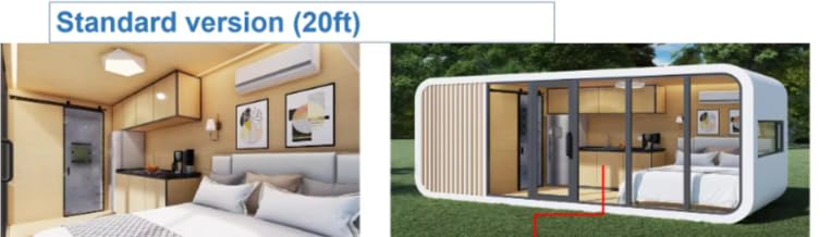 Standard Modern Camping pod Space prefab Portable Mobile Capsule House Hotel with badroom prefabricated Apple Cabin Villa Home