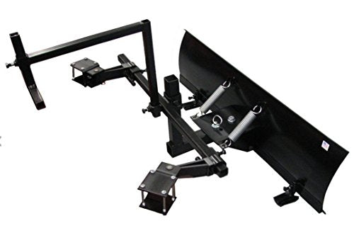 Country Manufacturing 4 ft Wide Zero Turn Snowplow Kit with Manual Adjustment for Quick & Efficient Snow Removal.