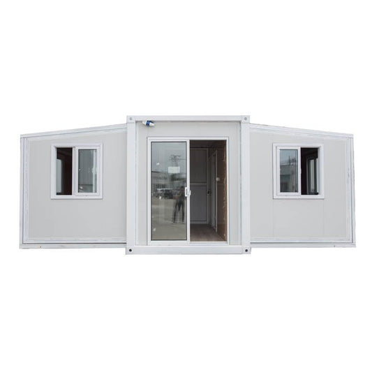 Prefabricated Portable Tiny House 20x19ft Waterproof & Fireproof Upgraded Version with Seismic Resistance, Insulated House to Live in with Restroom (Customizable)