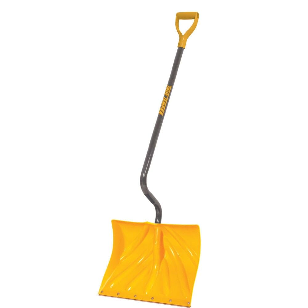 True Temper 1603072 Ergonomic Snow Shovel, 18-Inch