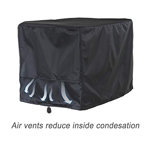 Porch Shield Waterproof Universal Generator Cover 32 x 24 x 24 inch - for Most Generators 5000-10000 Watt, Black