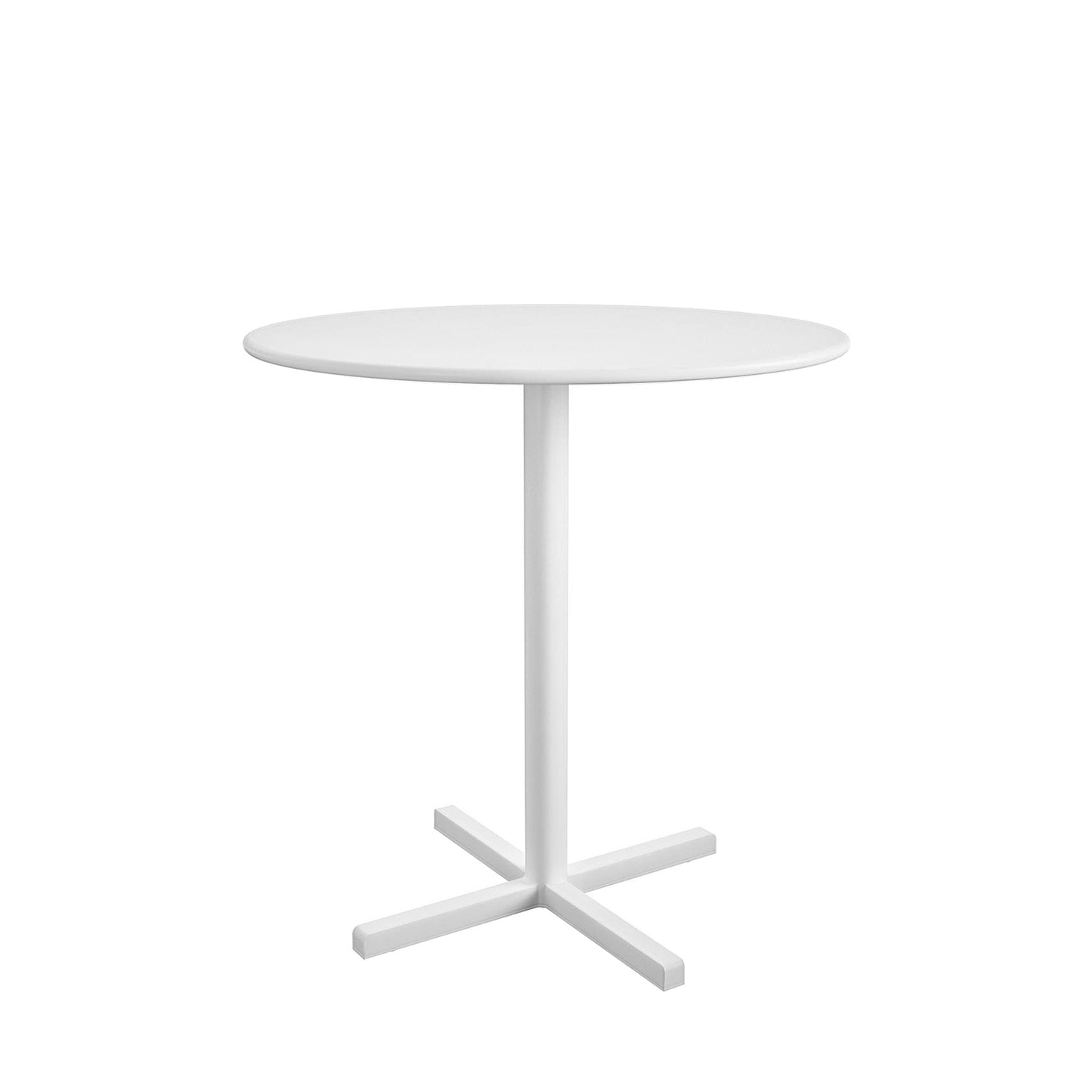 COSCO 88852WHT1E Round Indoor/Outdoor Steel Bistro Table, 24", White