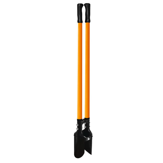 VNIMTI Post Hole Digger Tool, Heavy Duty Post Hole Digger with Fiberglass Handle, 58 Inches