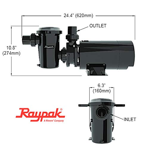 Raypak Protege 1 Horsepower Aboveground Pool Pump - 2 Speed