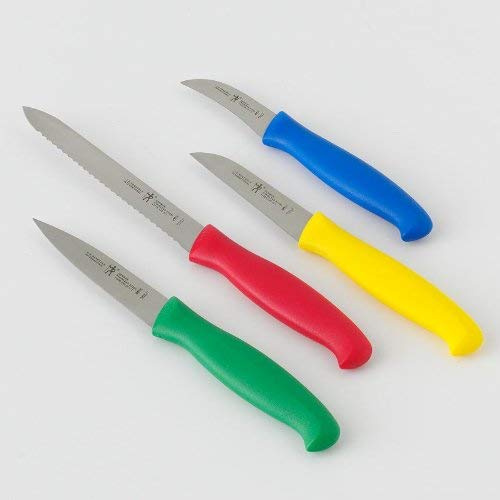 HENCKELS J.A International Accessories Paring Knife Set, 4-piece, Multicolor