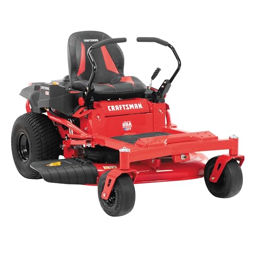 Craftsman 42" Gas Zero-Turn Riding Lawn Mower with 20.0 HP* Kohler 7000 Series Engine, Gas Lawn Tractor with Dual Hydrostatic Transmission, Red/Black