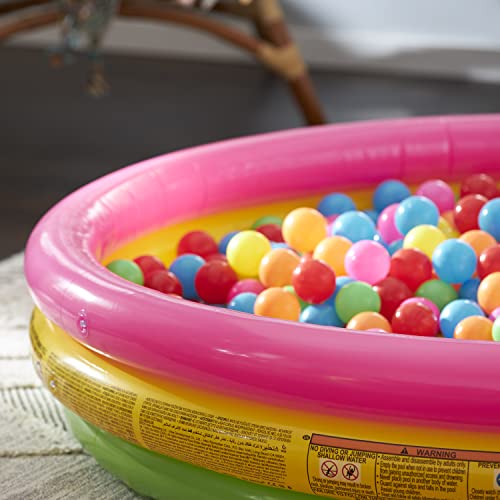 Intex Kiddie Pool - Kid's Summer Sunset Glow Design - 58" x 13"