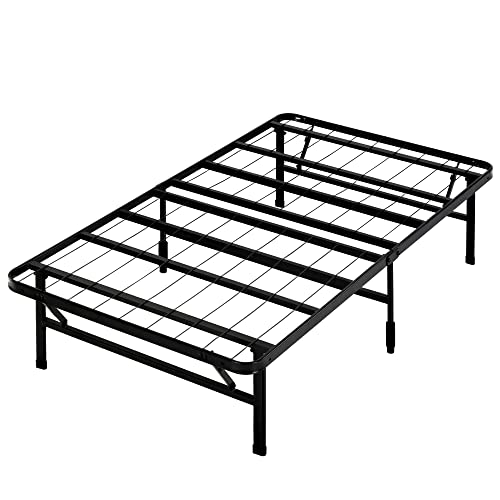 ZINUS SmartBase Tool-Free Assembly Mattress Foundation, 14 Inch Metal Platform Bed Frame, No Box Spring Needed, Sturdy Steel Frame, Underbed Storage, Twin XL