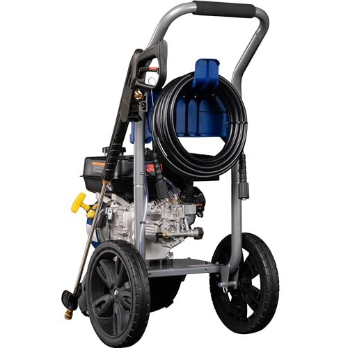 Westinghouse WPX3400 Gas Pressure Washer, 3400 PSI and 2.6 Max GPM, Onboard Soap Tank, Spray Gun and Wand, 5 Nozzle Set, for Cars/Fences/Driveways/Homes/Patios/Furniture