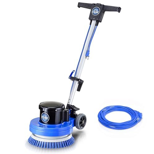 Prolux Core Hard Floor Buffer and Tile Floor Electric Scrubber Machine - 13 inch Home or Office Model