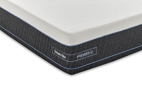 Yatas Bedding Dream Box Premier - Bed in a Box - Comfort Foam, Visco Foam and Pocket Spring Bed Mattress - 12" Height - (Medium Soft) Roll Pack (Full)